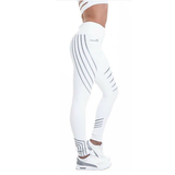 High-Waist Reflective Fitness Yoga Pants Workout Leggings for Women