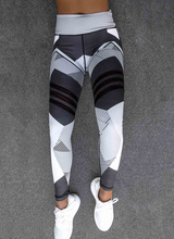 High-Waist Reflective Fitness Yoga Pants Workout Leggings for Women