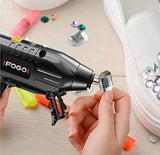 Rechargeable Cordless Hot Glue Gun with 10 Glue Sticks