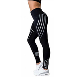 High-Waist Reflective Fitness Yoga Pants Workout Leggings for Women