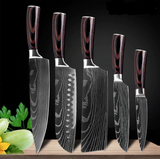 Xituo Professional Chef Japanese Damascus Knife Set