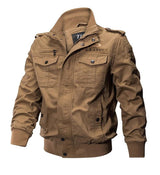 Men's Military Jacket Army Lightweight Air Force Cargo Coat