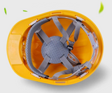 Vented Construction Hard Hat Helmet with Solar Powered Fan