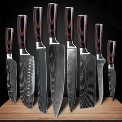 Xituo Professional Chef Japanese Damascus Knife Set