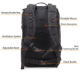 Tuguan 50L Army Military Pro Tactical Backpack for Camping, Hunting, Hiking, Outdoors