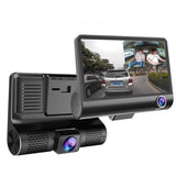 Full HD 1080P Dual Dash Cam With Rearview Camera