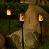 Outdoor Solar Flame Tiki Light Torch