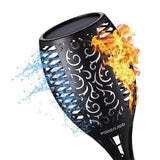 Outdoor Solar Flame Tiki Light Torch