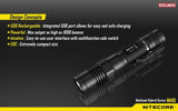 Nitecore Tactical Rechargeable Powerful LED Flashlight - 1000 Lumens