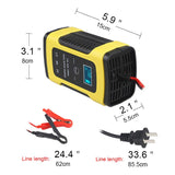Portable Auto Car Battery Charger - 12V