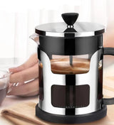 Stainless Steel Luxury Portable French Press Coffee Tea Maker Machine
