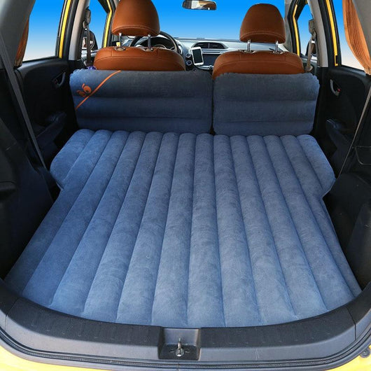 SUV Car Inflatable Pro Air Mattress Travel Bed for Back Seat with Extra Comfort Padding