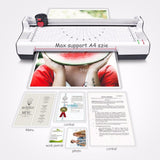 Thermal Laminator A4 Paper Lamination Machine with Rotary Trimmer & Corner Rounder