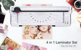 Thermal Laminator A4 Paper Lamination Machine with Rotary Trimmer & Corner Rounder