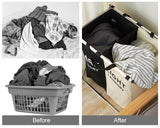 Laundry Sorter Organizer Basket Hamper (3 Sections)