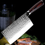 Professional Chef Japanese Butcher Knife High-Carbon Steel Meat Cleaver