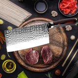 Professional Chef Japanese Butcher Knife High-Carbon Steel Meat Cleaver