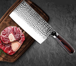 Professional Chef Japanese Butcher Knife High-Carbon Steel Meat Cleaver