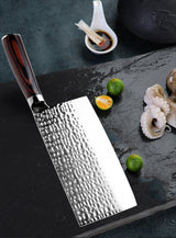 Professional Chef Japanese Butcher Knife High-Carbon Steel Meat Cleaver