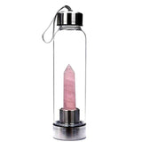 Natural Crystal Quartz Infused Water Bottle - 500ML