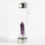 Natural Crystal Quartz Infused Water Bottle - 500ML