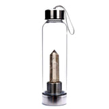 Natural Crystal Quartz Infused Water Bottle - 500ML