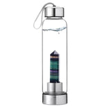 Natural Crystal Quartz Infused Water Bottle - 500ML