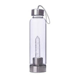 Natural Crystal Quartz Infused Water Bottle - 500ML