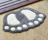 Footprint Bathroom Rug Mat