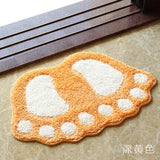 Footprint Bathroom Rug Mat