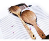 Thai Teak Natural Wood Kitchen Utensils | Set of 7