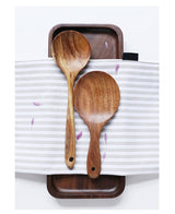 Thai Teak Natural Wood Kitchen Utensils | Set of 7