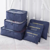 6-Piece Travel Packing Cubes and Compression Pouches