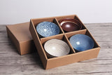 Japanese Inspired Porcelain Bowls (4-Set) - Oussirro Collection