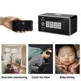 Professional HD 1080P Wireless Alarm Clock with Hidden Camera | Night Vision, Motion Sensor, Video Recorder