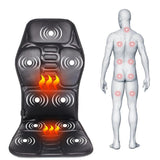 ProV2 Electric Back Thighs Buttocks Massage Heated Seat Cushion Chair Pad