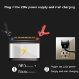 Portable Auto Car Battery Charger - 12V