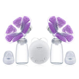 Bubee Pro Double Electric Breast Pump with Adjustable Suction (includes 2 Infant Milk Bottle)