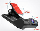 Full HD 1080P Dual Dash Cam With Rearview Camera