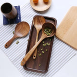 Thai Teak Natural Wood Kitchen Utensils | Set of 7