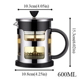 Stainless Steel Luxury Portable French Press Coffee Tea Maker Machine
