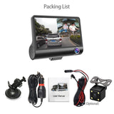 Full HD 1080P Dual Dash Cam With Rearview Camera