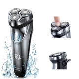 Flyco Electric Shaver Rechargeable Waterproof Triple Rotary Razor Trimmer For Men