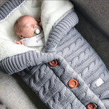 Baby Warm Knit Swaddle Blanket