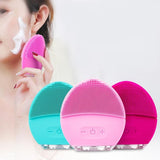 Electric Face Cleansing Brush Advanced Facial Exfoliation Device with Ultrasonic Vibration