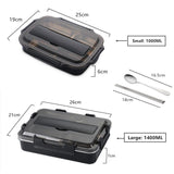 Stainless Steel Japanese Bento Lunch Box | Thermal Insulated Food Container