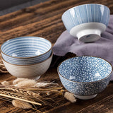 Japanese Inspired Porcelain Bowls (4-Set) - Oussirro Collection