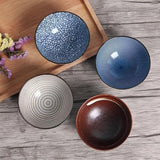 Japanese Inspired Porcelain Bowls (4-Set) - Oussirro Collection