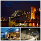 Outdoors LED Security Flood Lights for Large Venues, Parking Lots, Commercial & Residential Areas, Walkways, Sport Fields