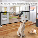 Indoor Retractable Dog Gate Mesh